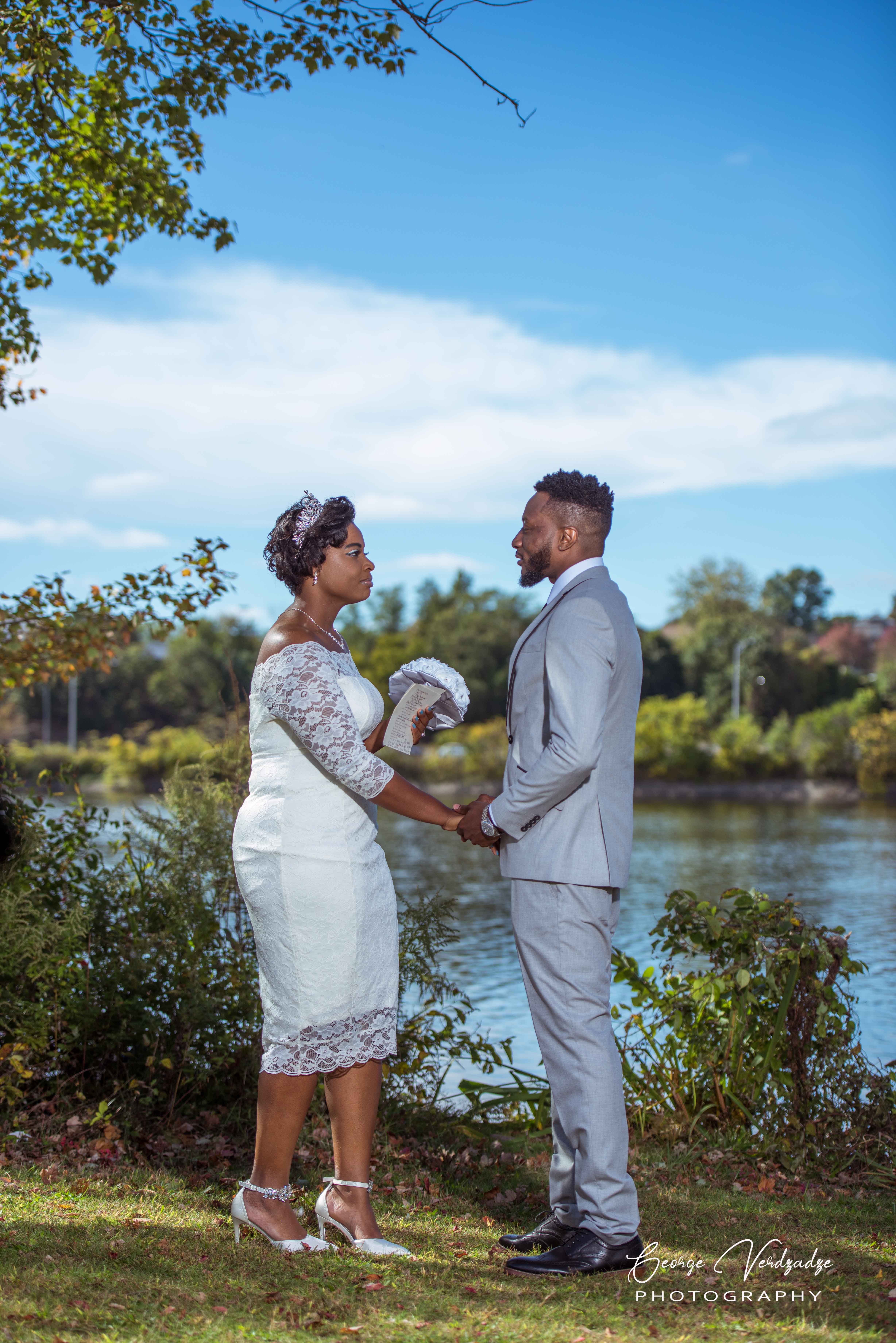 Small wedding ceremony photography