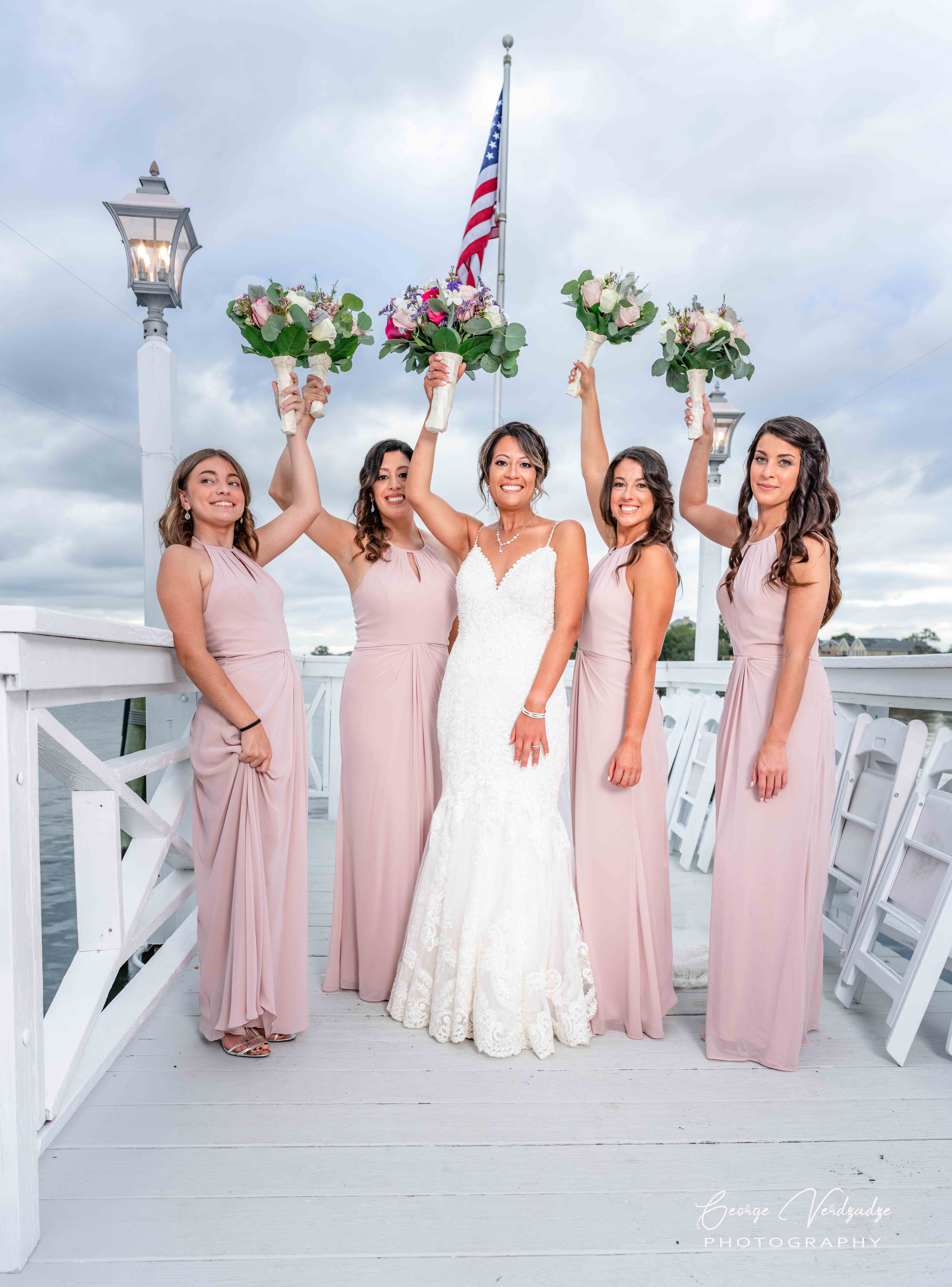 Wedding ceremony at Marine Del Rey, NY