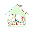 Group Logo - Skull in House