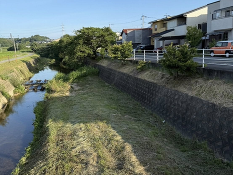 2025.7.5　　第３回宝珠川河川内草刈り