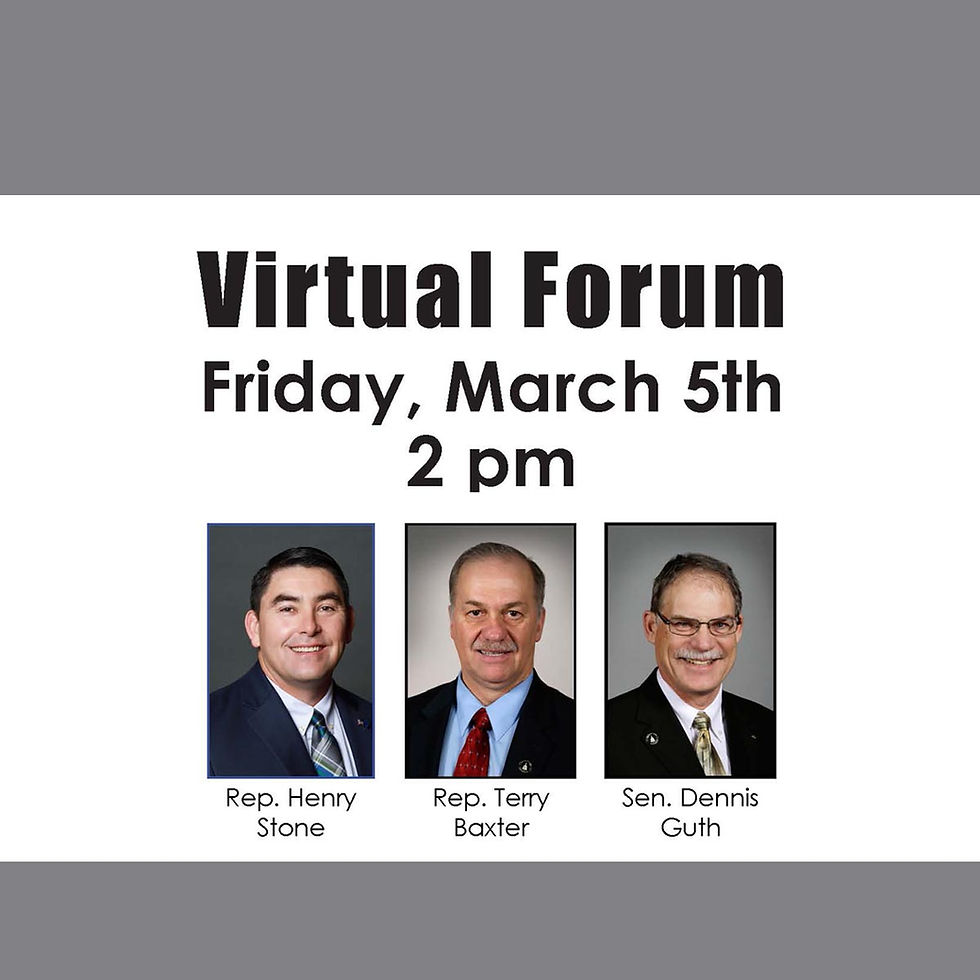 Legislative Forum - Virtual