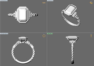 CAD design rings