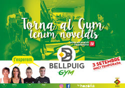 Cartel Bell Puig Torna al Gym