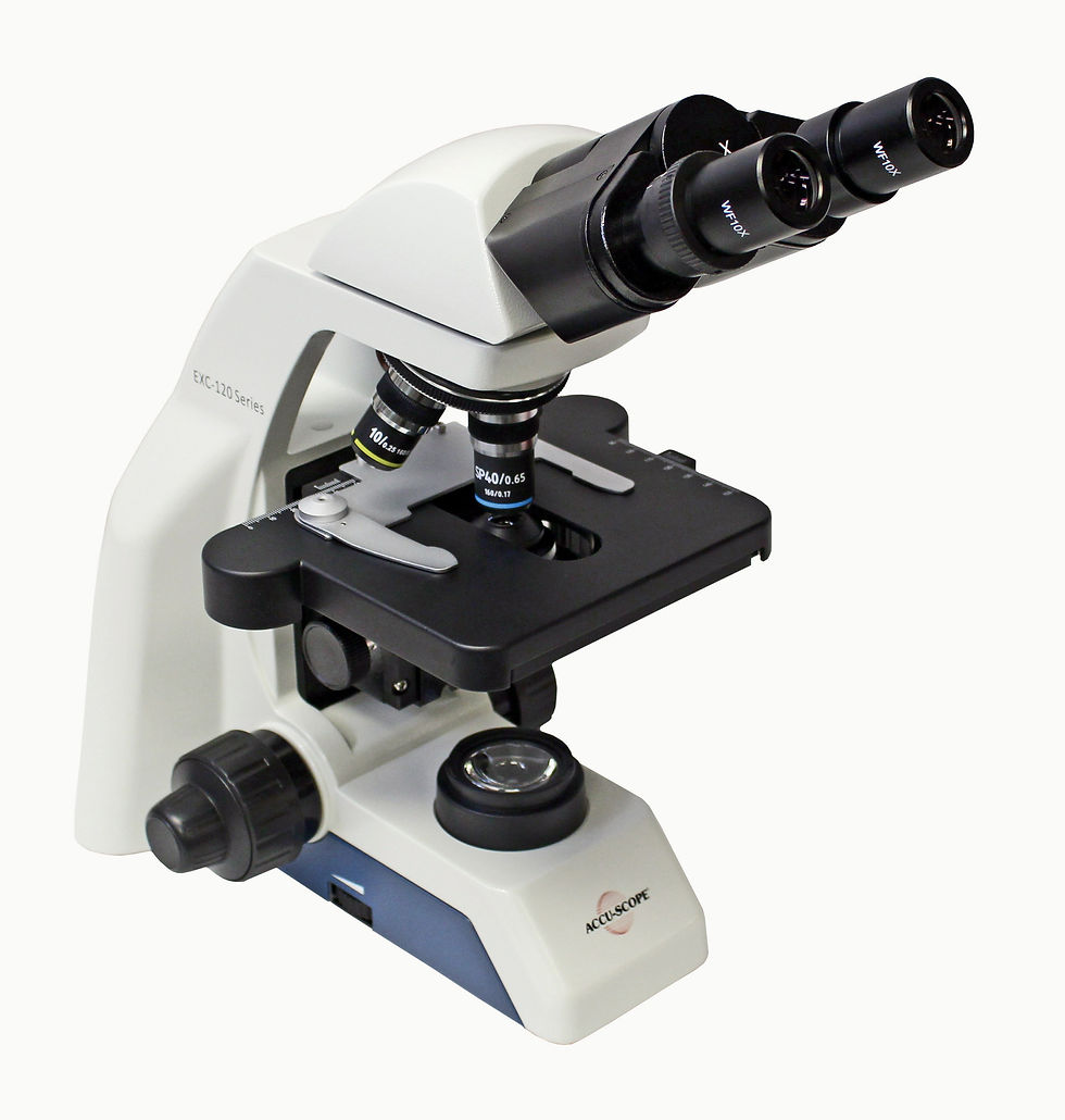 Thumbnail: EXC-123 trinocular microscope