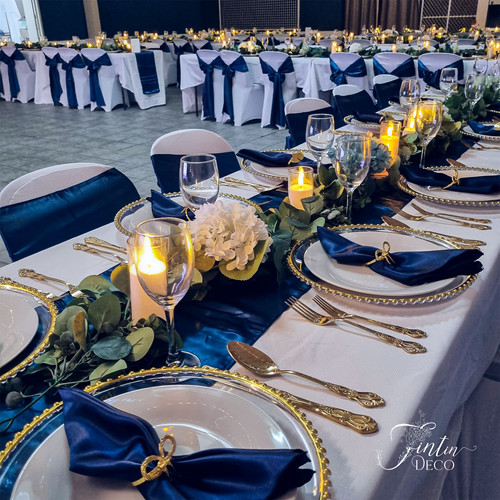 Navy Blue Gold Wedding Party Tintindeco - Main Image