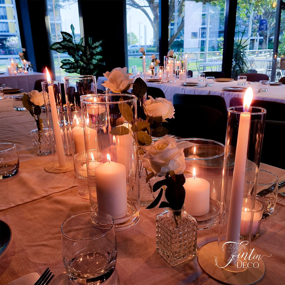 Thumbnail: Candlelight in elegant glass