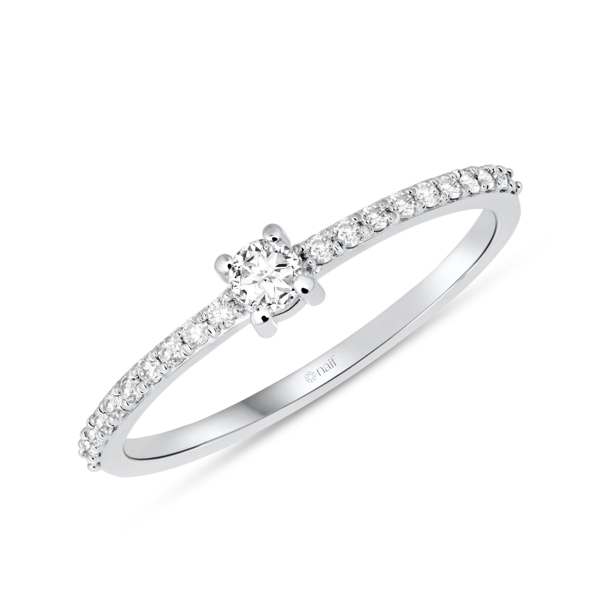 0.25 Karat Pırlanta Tektaş Yüzük NFYZ10002