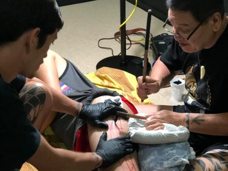Weekend with Hawaiian Tatau (Tattoo) Artist Keone Nunes