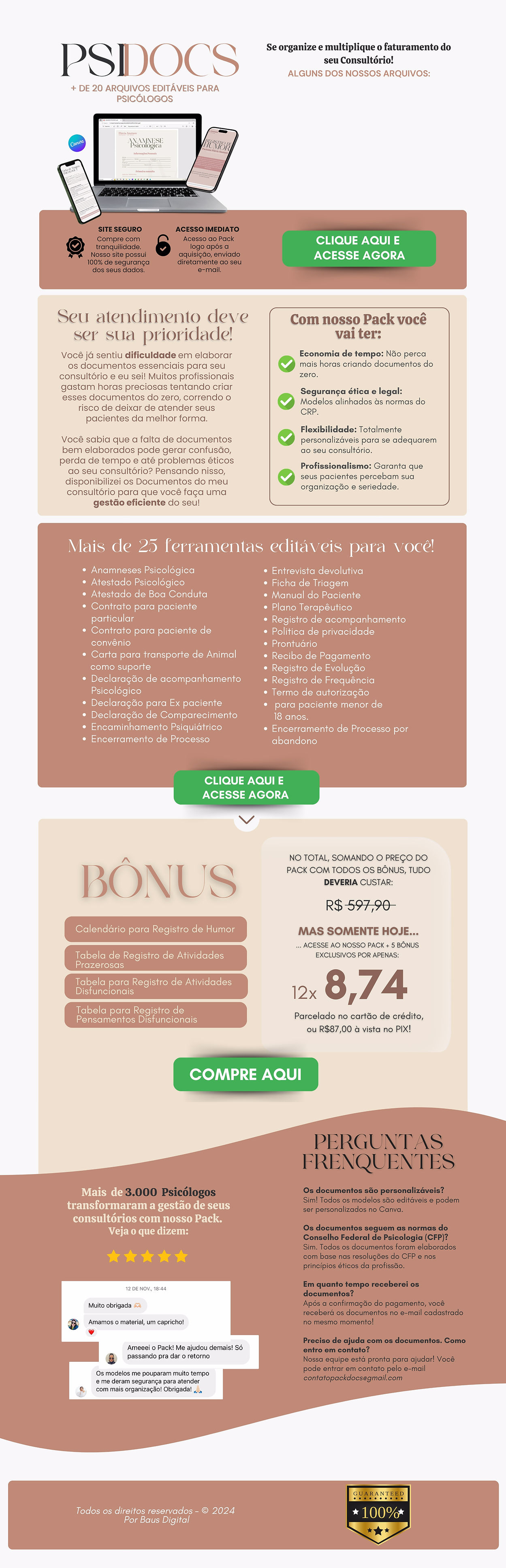 • Checklist Levantamento de Arquitetura • Checklist Anteprojeto • Checklist Projetos Compl