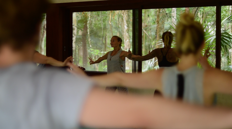 Yoga Session in Tulum