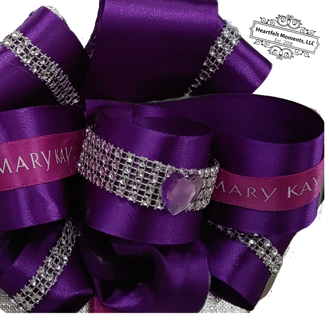 Purple Theme Bow, 4" - 5"