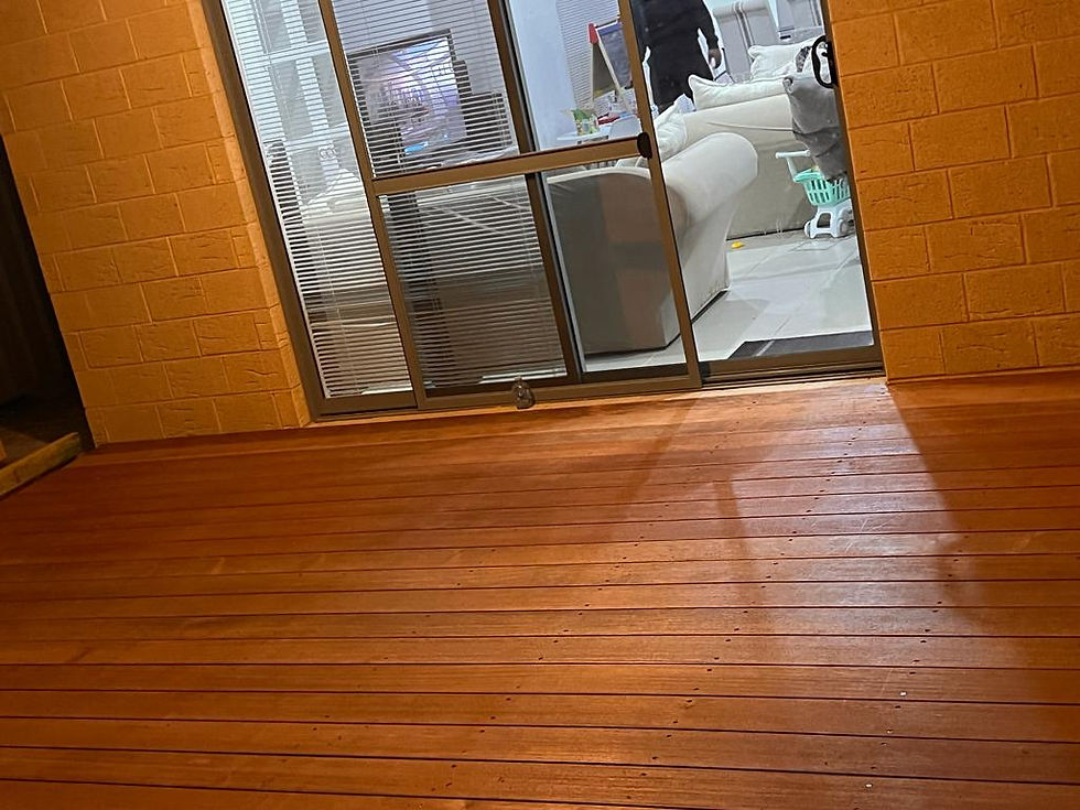 Timber Deck Build