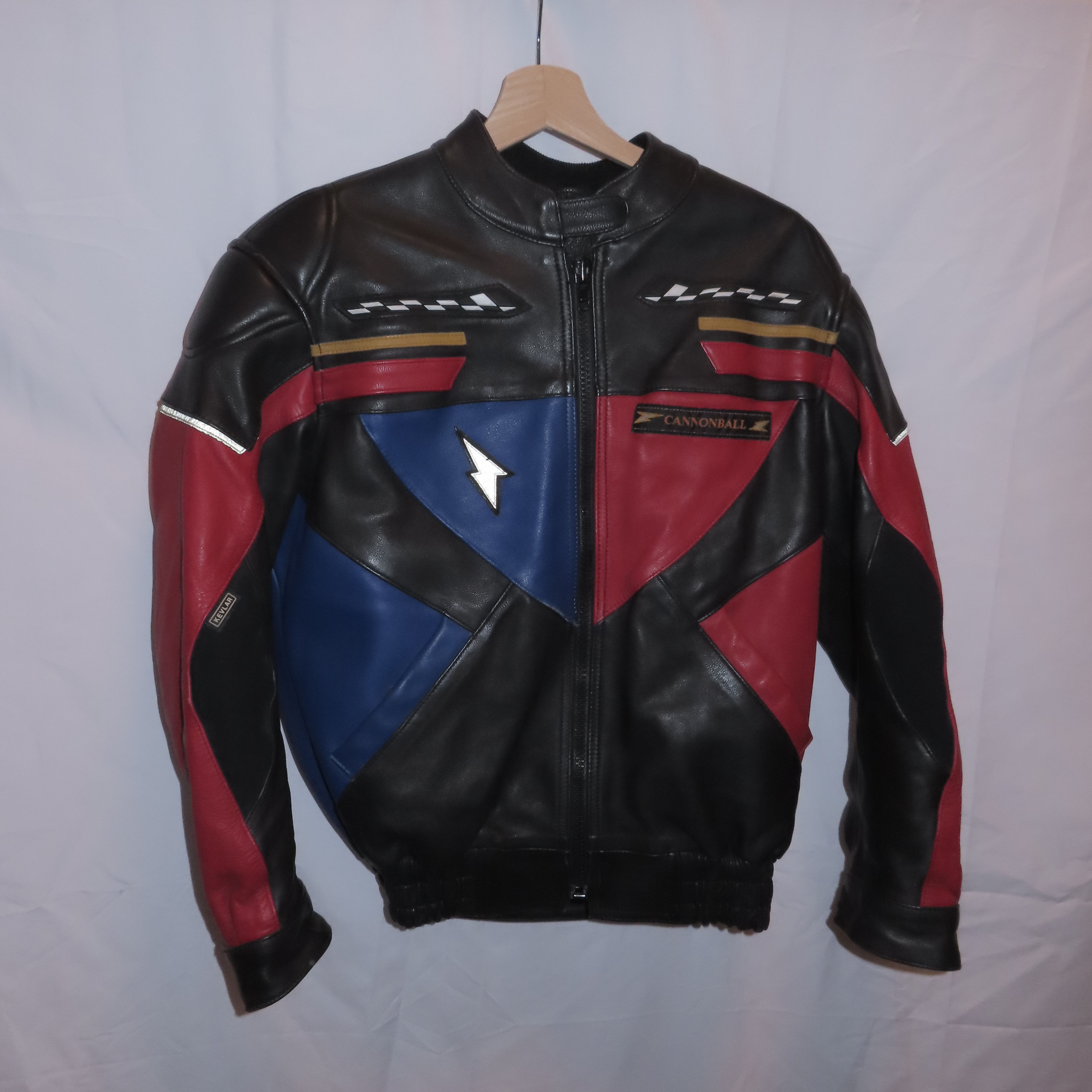 Leather motor jacket Size M