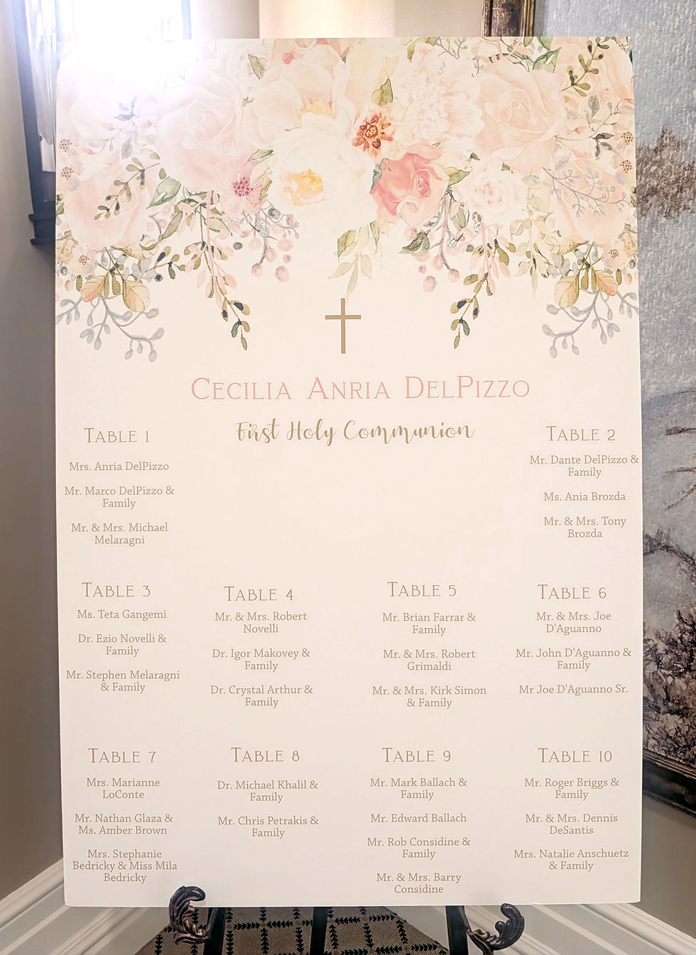 Celebrating First Communion: An Elegant Luncheon at Pine Lake Country Club