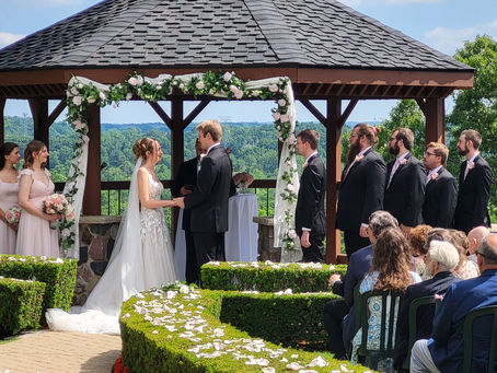 A Magical Surprise at Madelyn and Eric's Garden Wedding: Echoes of The Shire