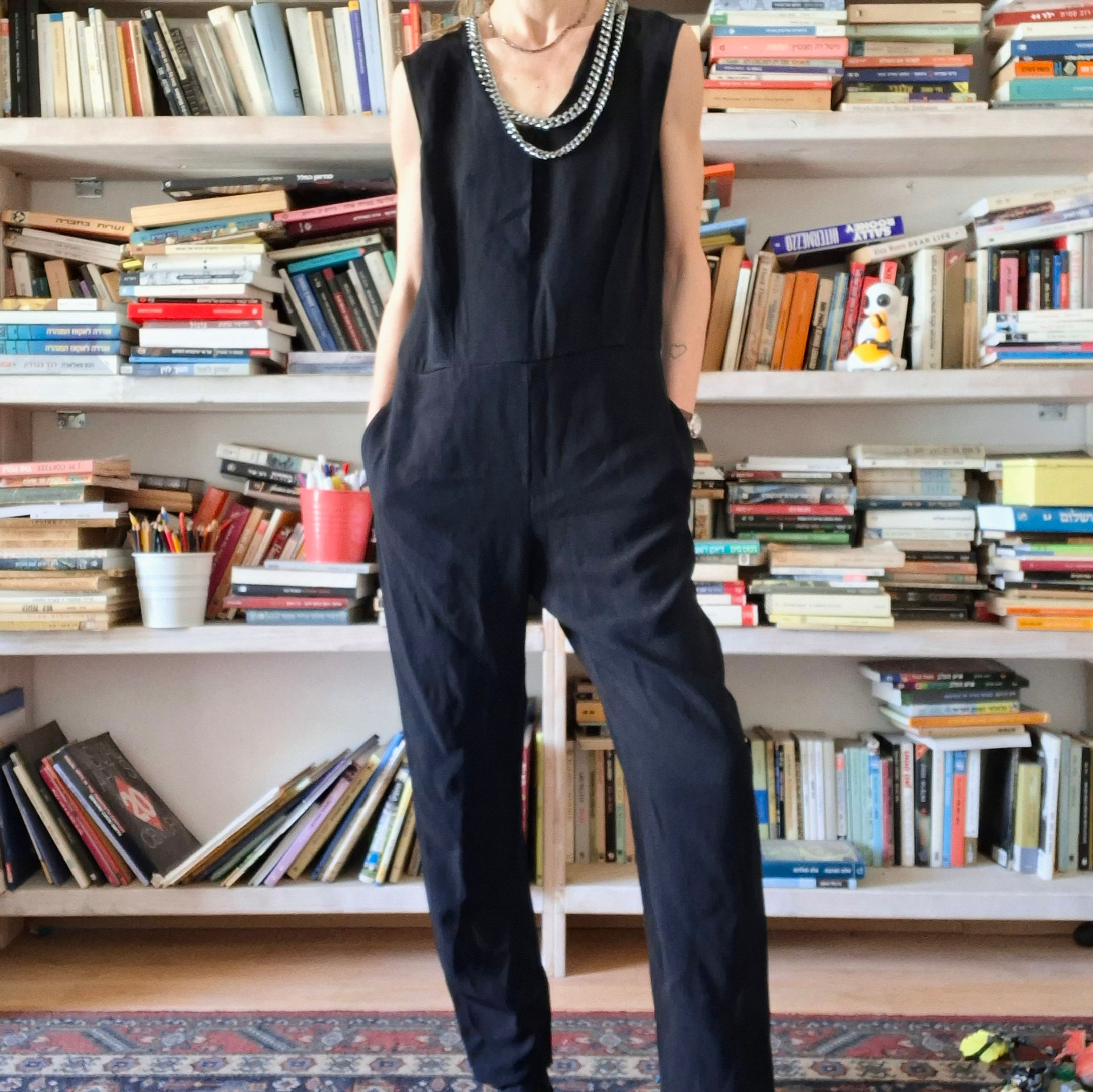 Stella McCartney Chain-Embellished Jumpsuit Size 40