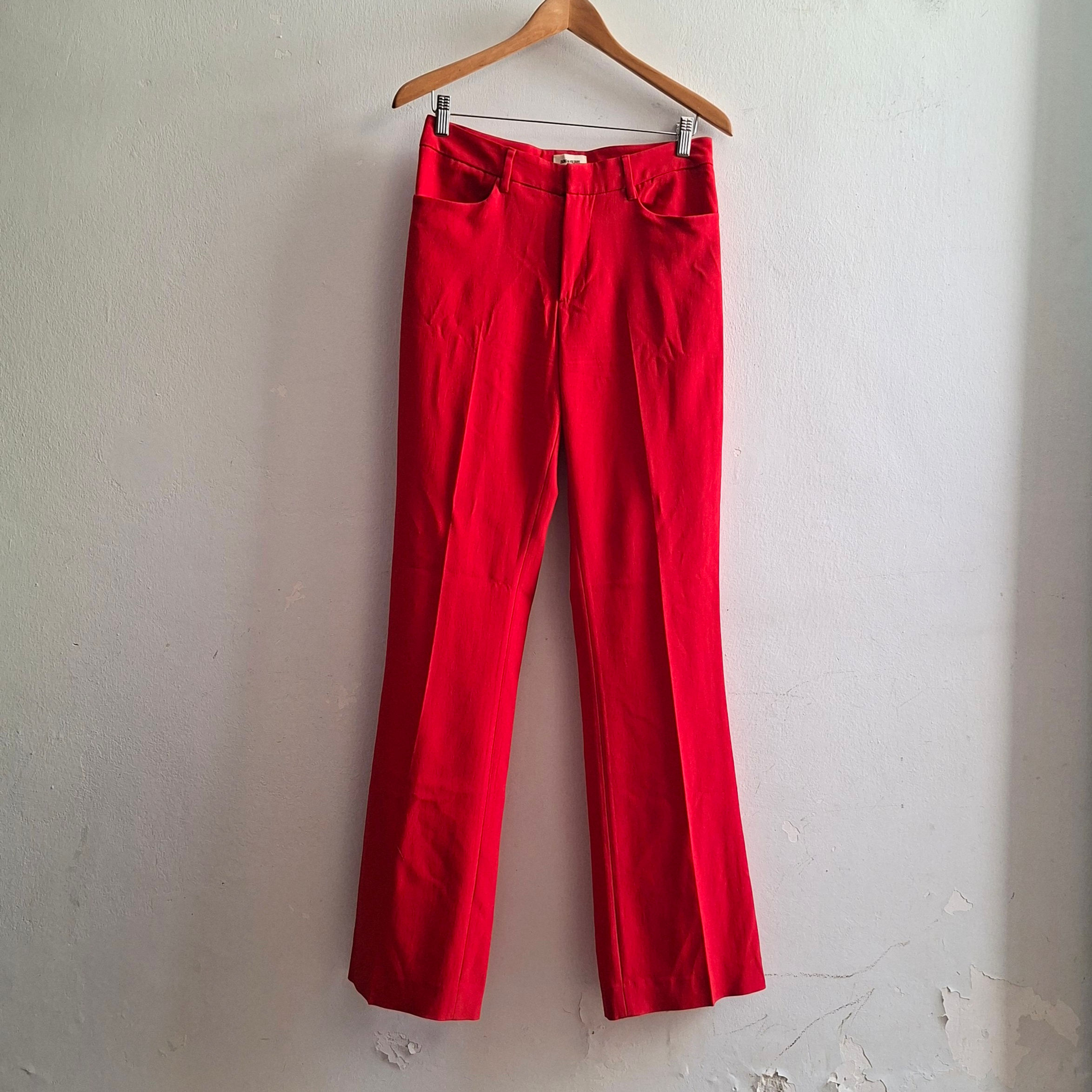 Zadig&Voltaire "Pistol Crepe" Flared Trousers Size 38