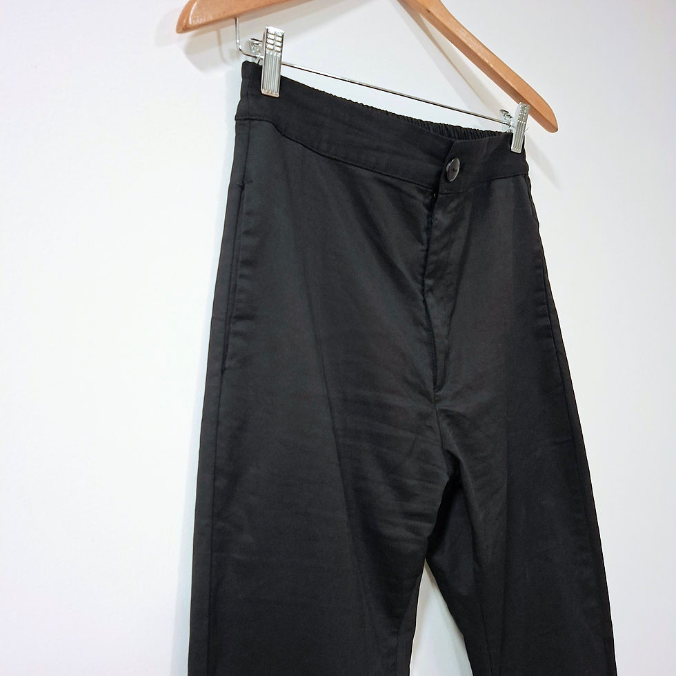 Thumbnail: Maya Bash Black Tailored Trousers Size M