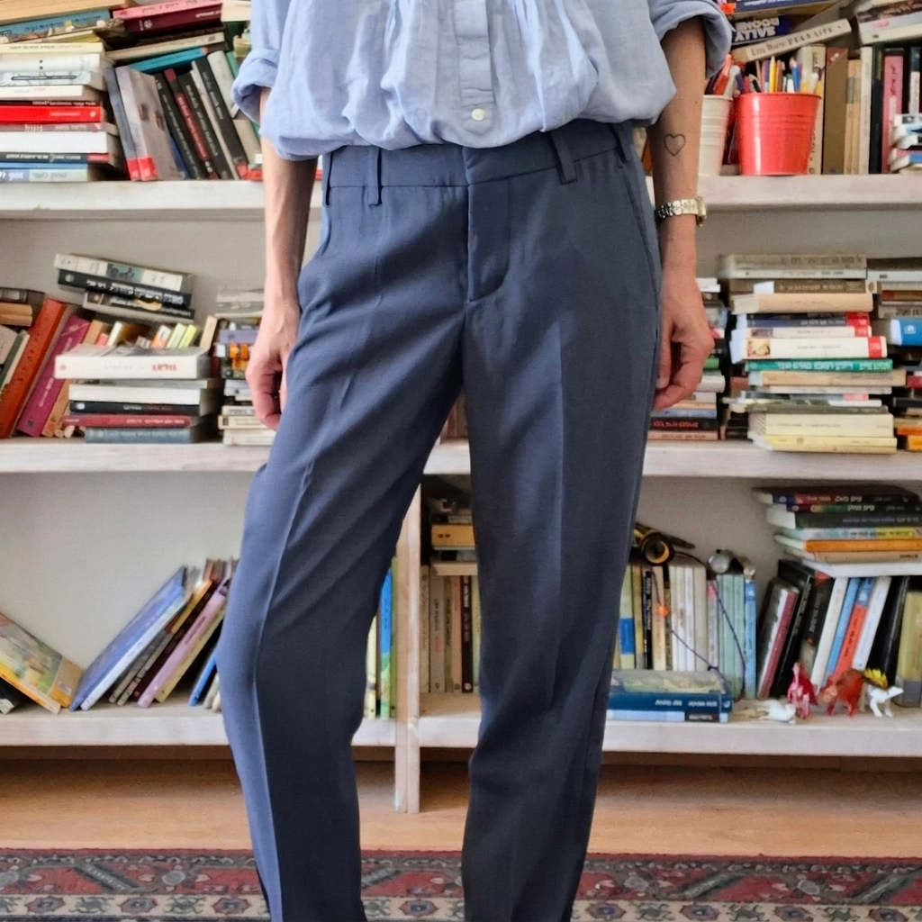 Zadig&Voltaire Satin Stripe Tailored Trousers Size 34