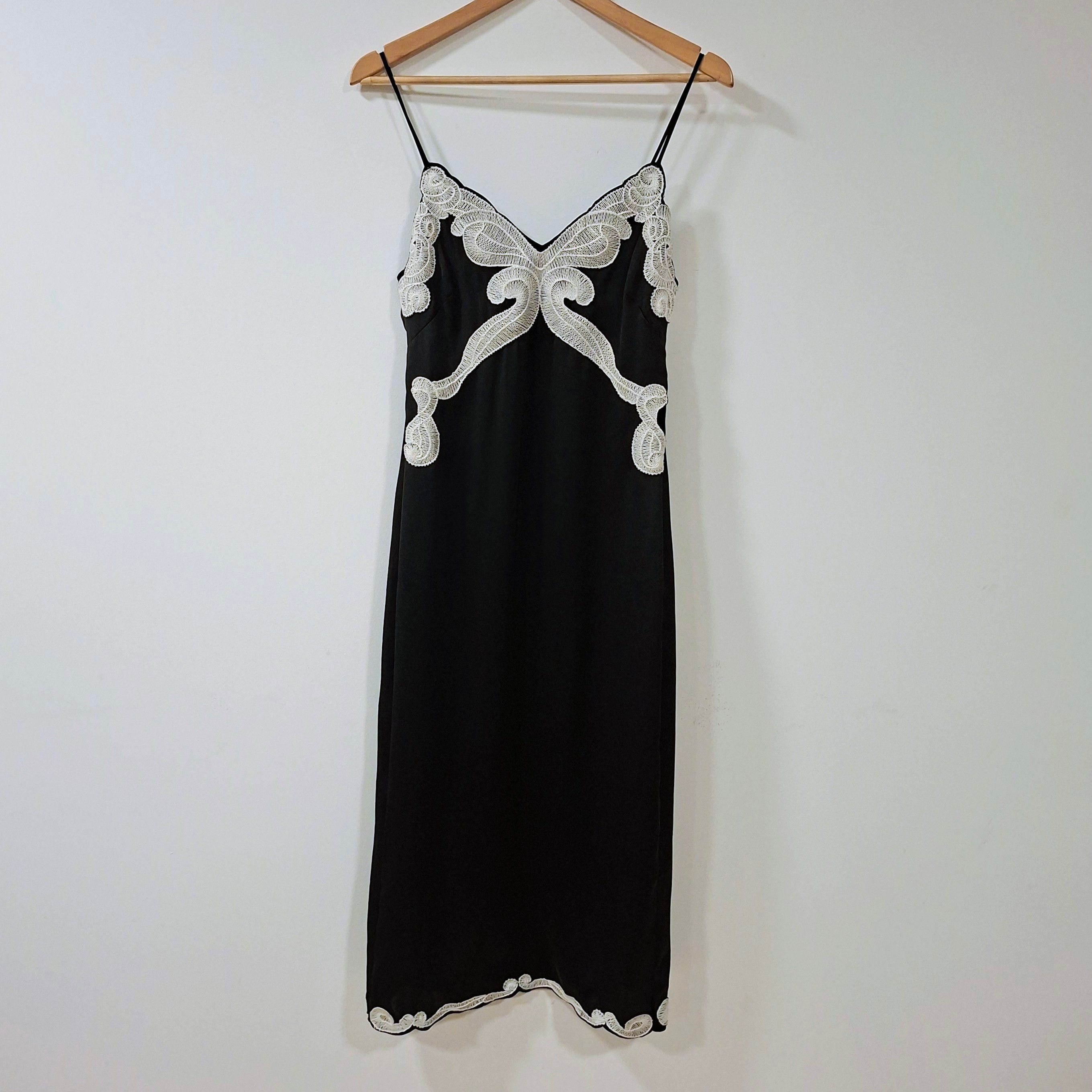 Rag & Bone Ann Embroidered Slip Dress Size S