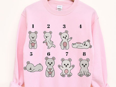 The Embroidered Cute Bear Sweatshirt