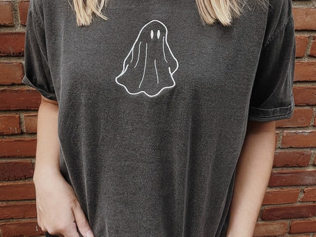 Embroidered Ghost T-Shirt