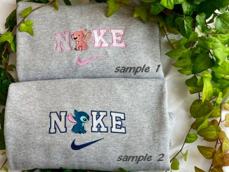 Embroidered Sweatshirt Custom Couple Sweatshirt and Hoodie