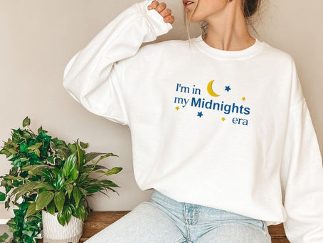 Meet Me At Midnight Embroidered Long Sleeve Shirt: Your Stylish Invitation to a Magical Night