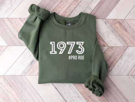 Mind Your Own Uterus Pro Roe Crew Neck Sweatshirt - Celebrating Roe v. Wade (1973)