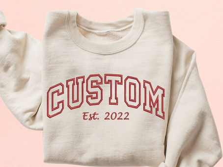 4 Heartfelt American Culture Custom Embroidered Sweatshirt Gift Ideas