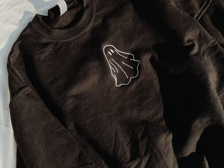 Embroidered Ghost Sweatshirt