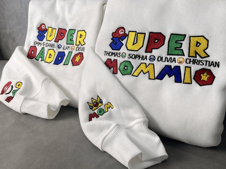 Personalization Super Daddio Mommio Shirt - Mother's Day