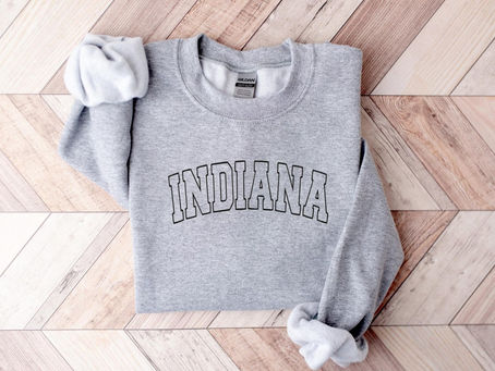 Embroidered Indiana Sweatshirt
