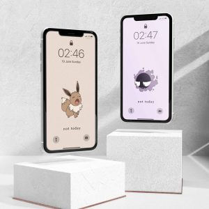 Pokemon Not Today Wallpaper Bundle of 10 for iPhone