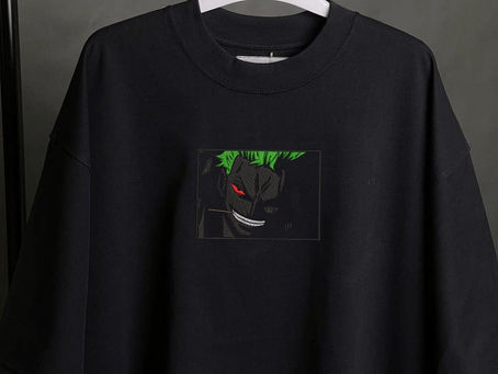 Embrace the Pirate Spirit with the Embroidered Zoro One Piece Sweatshirt