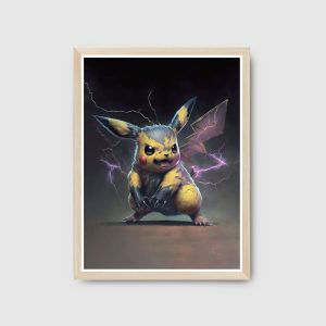 Pokémon Pikachu Dark Fantasy Digital Art