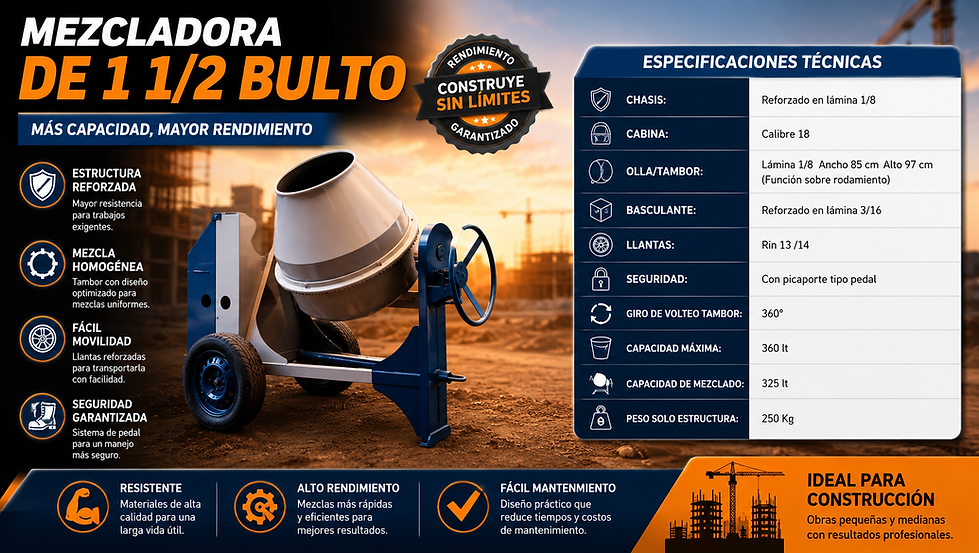 Mezclaora de Bulto y medio