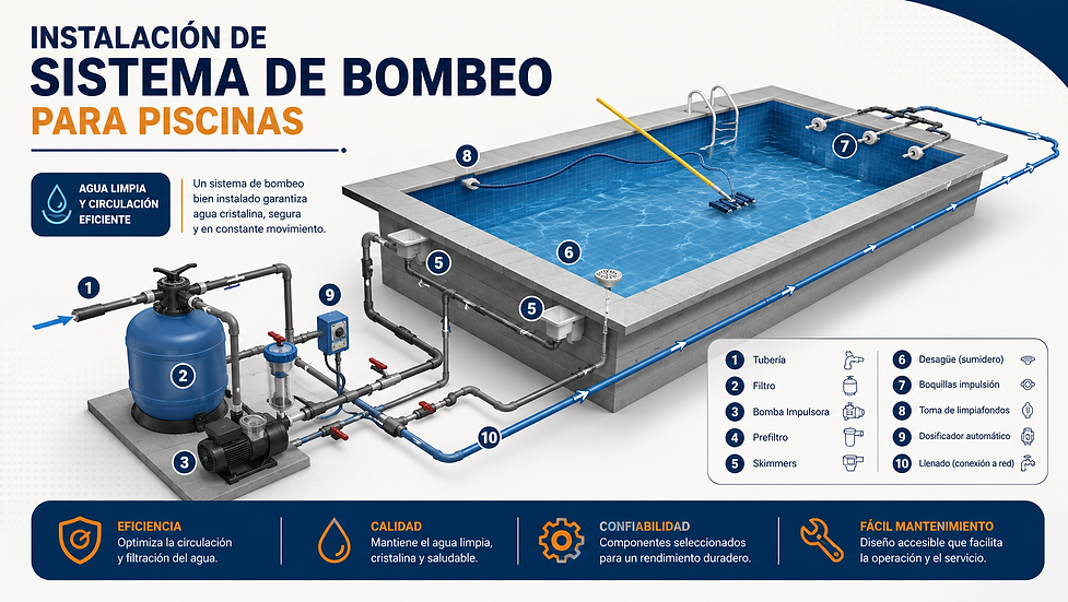 Sistemas de Bombeo para piscinas
