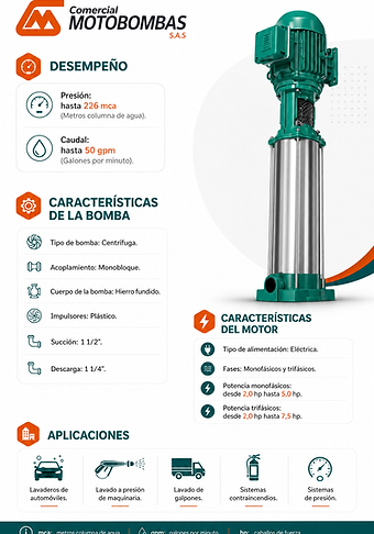 Bombas Multietapas Barnes