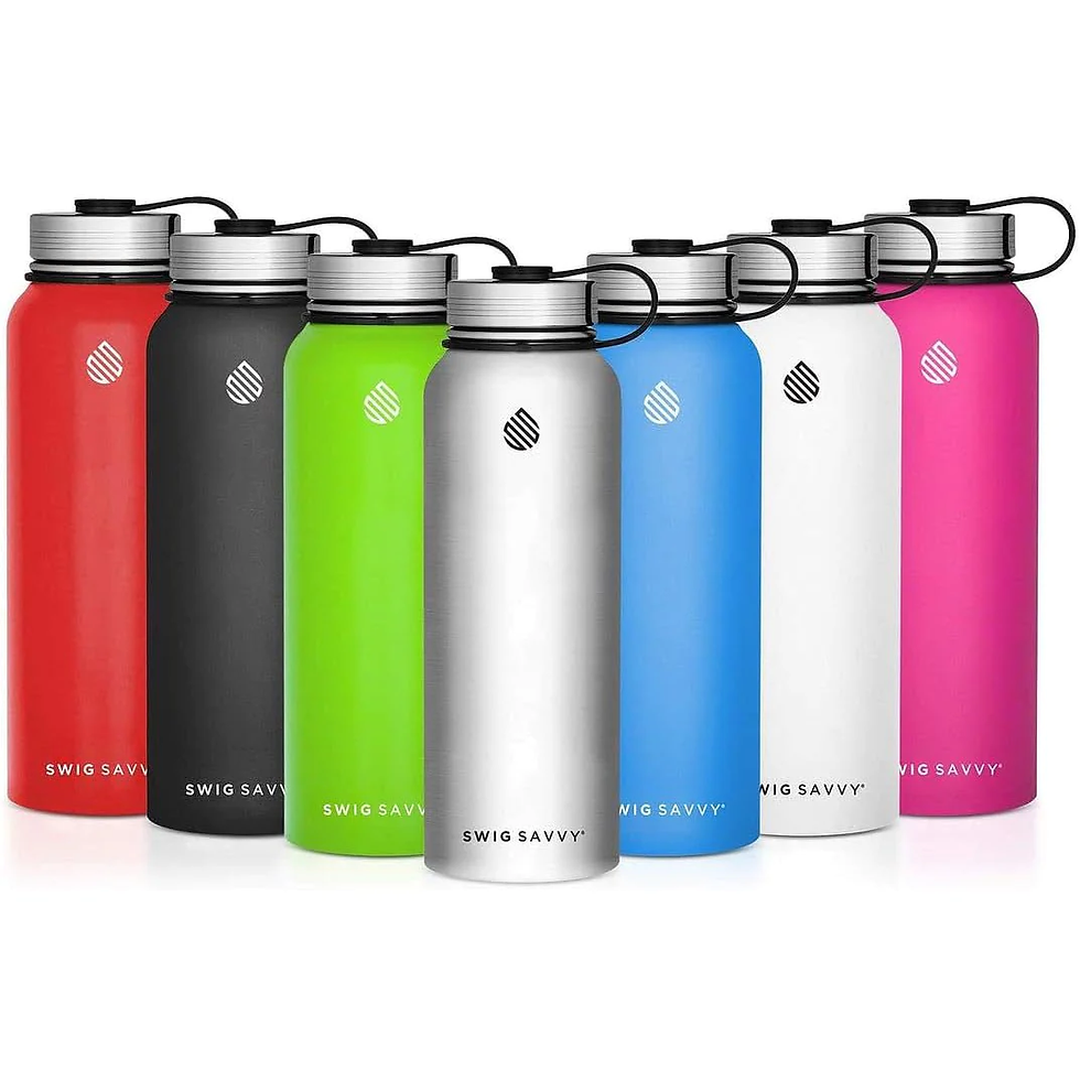 Thumbnail: Premium Insulated Stainless Steel Sports Water Bottle - 32Oz