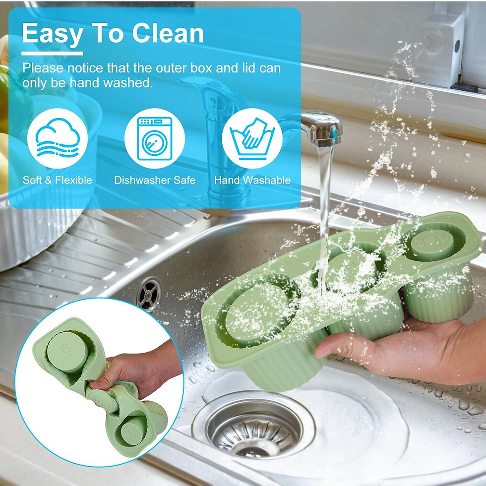 Thumbnail: 20Oz/30Oz/40Oz Silicone Ice Cube Tray Portable DIY Ice Mold Summer Cool Ice Mold