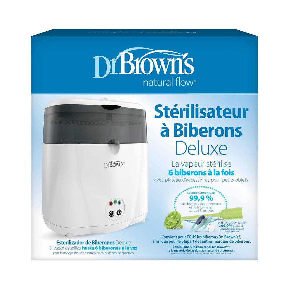 Thumbnail: Deluxe Electric Sterilizer for Baby Bottles, Nipples, & Other Baby Essentials, B