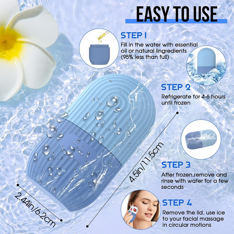Thumbnail: Ice Roller Cold Facial Ice Roller Massager for Eye Puffiness Ice Roller