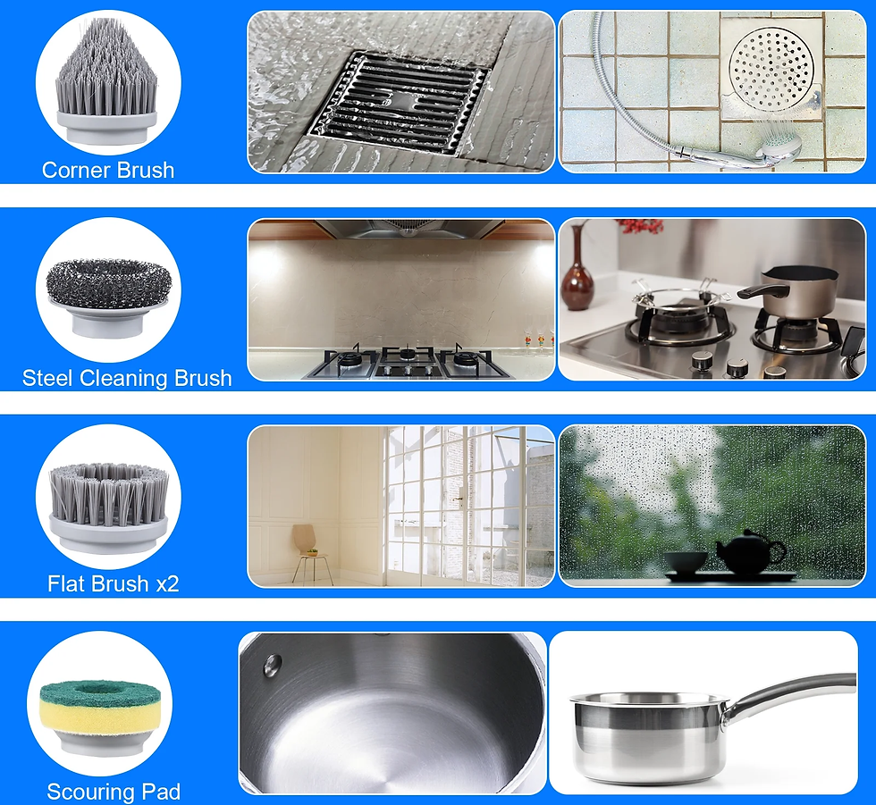 Thumbnail: Electric Spin Scrubber, Bifoheek Power Cleaning Brush with Auto Detergent Dispen