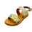 Μικρογραφία: Leather Children's Sandals "Glitter Daisies"  Code: 910018-G3E