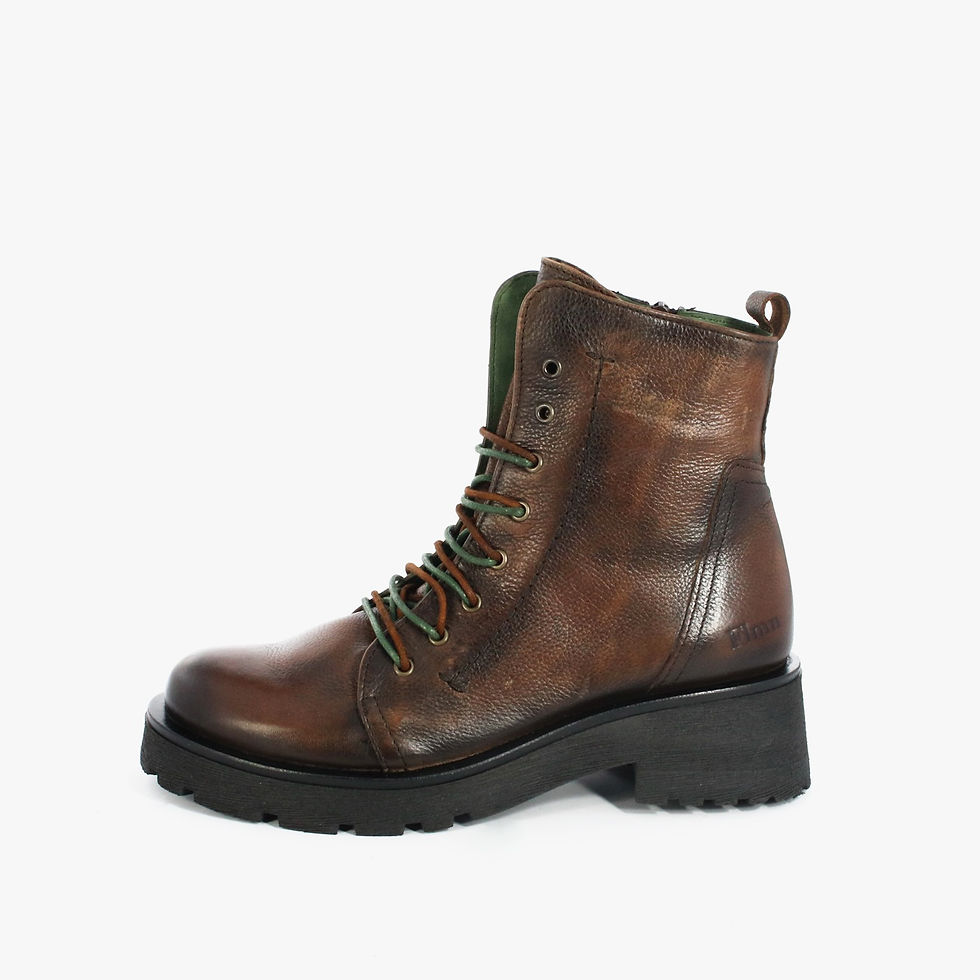 Felmini - Stivaletti stringati - Nero, Marrone