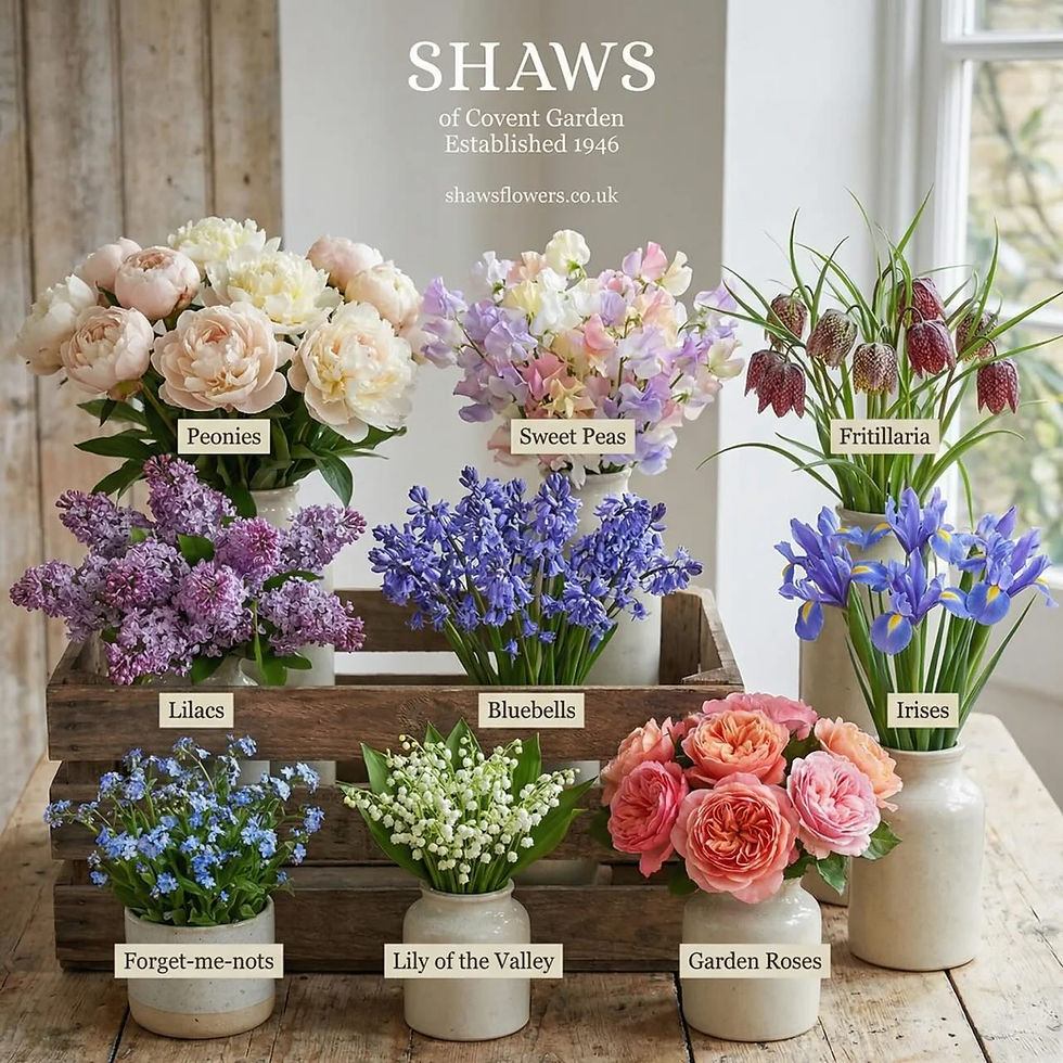 Pastel wedding flowers arranged for a London ceremony - Shaws of Covent Garden