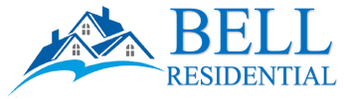 Bell Residential logo with houses and wave