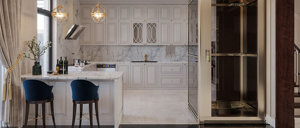 Kitchen breakfast counter
