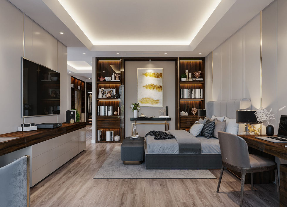 Master bedroom tv unit